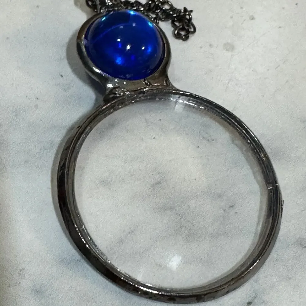 Magnifier glass necklace - Picture 4 of 6